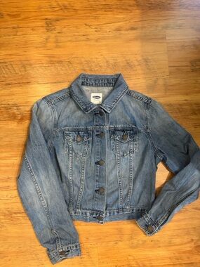 Old Navy Jean Jacket Kids Sz M Blue Girls